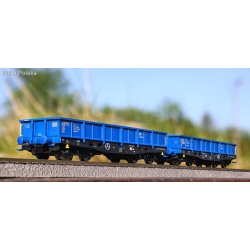 PIKO 58285 Zestaw 2 wagonów niskoburtowych typu 401Zp - PKP Cargo - Ep.VI